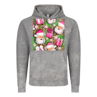 Cloud Rock christmas santa claus and gift box seamless pattern bbs Vintage Hoodie - BundleAndBundleShop