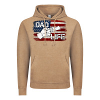 Vintage Coffee Dad Life with American Flag Vintage Hoodie - Jasminsmagicworld