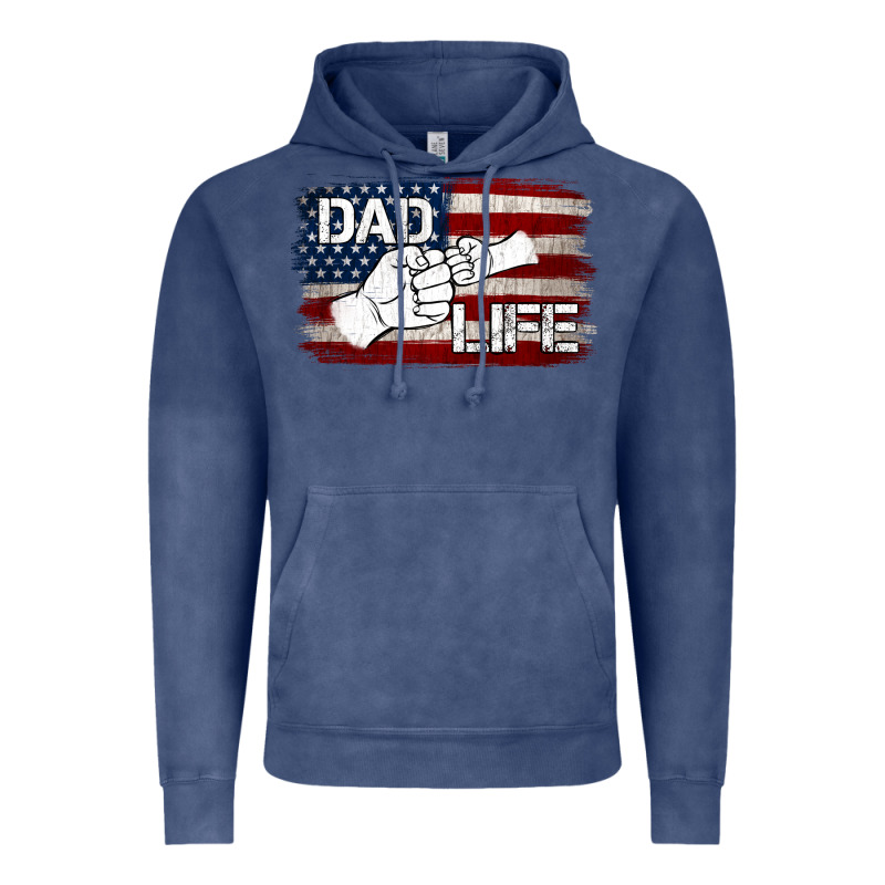 Dad Life With American Flag Vintage Hoodie by Jasminsmagicworld | Teevron