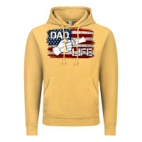 Vintage Mustard Dad Life with American Flag Vintage Hoodie - Jasminsmagicworld