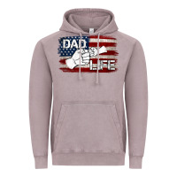 Vintage Zinc Dad Life with American Flag Vintage Hoodie - Jasminsmagicworld