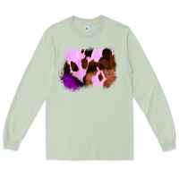 Matcha Purple Western Wood Cowhide Frame Long Sleeve Tee - Bettercallsaul