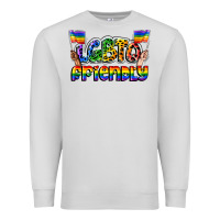 Dove Grey lgbtq friendly pride Premium Sweatshirt - FaDigitalArtStudio