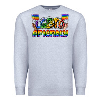 Heather Grey lgbtq friendly pride Premium Sweatshirt - FaDigitalArtStudio