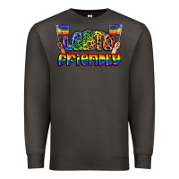 Smoke lgbtq friendly pride Premium Sweatshirt - FaDigitalArtStudio