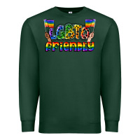Sports Green lgbtq friendly pride Premium Sweatshirt - FaDigitalArtStudio