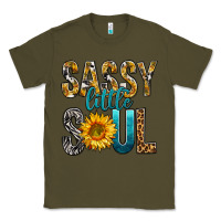 Army Green Sassy Little Soul Classic Tee - BundleAndBundleShop
