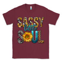 Burgundy Sassy Little Soul Classic Tee - BundleAndBundleShop