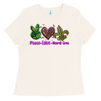 Bone peace love mardi gras Ladies Tee - BarkalooDesign