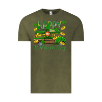 Vintage Olive Happy St. Patricks Day Vintage Tee - BundleAndBundleShop