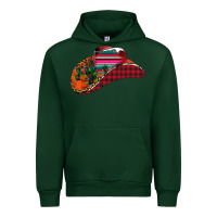 Forest Green Christmas Cowboy Urban Hoodie - CowhideDigitalArt