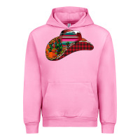 Fuchsia Pink Christmas Cowboy Urban Hoodie - CowhideDigitalArt