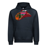 Navy Christmas Cowboy Urban Hoodie - CowhideDigitalArt