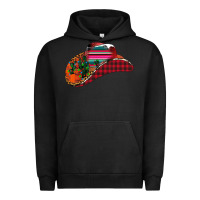 Pigment Black Christmas Cowboy Urban Hoodie - CowhideDigitalArt