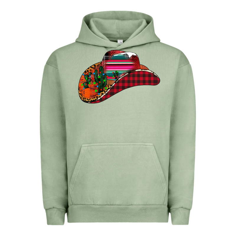 Christmas Cowboy Urban Hoodie by CowhideDigitalArt | Teevron