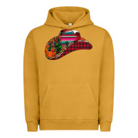 Pigment Peanut Butter Christmas Cowboy Urban Hoodie - CowhideDigitalArt