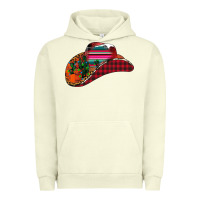 Pigment Pistachio Christmas Cowboy Urban Hoodie - CowhideDigitalArt