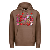 Chestnut one loved nurse valentine's day Premium Hoodie - OliviaCreatesArt
