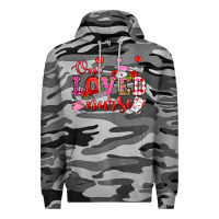 Slate Camo one loved nurse valentine's day Premium Hoodie - OliviaCreatesArt