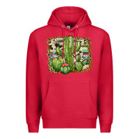 Cardinal serape cowhide cactus Premium Hoodie - JahusDesignShop