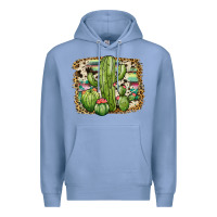 Colony Blue serape cowhide cactus Premium Hoodie - JahusDesignShop