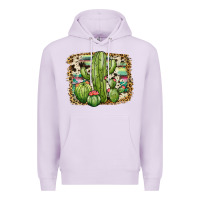 Lilac serape cowhide cactus Premium Hoodie - JahusDesignShop