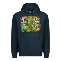 Navy serape cowhide cactus Premium Hoodie - JahusDesignShop