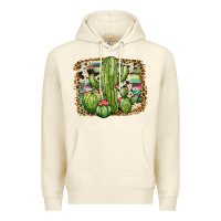 Sandshell serape cowhide cactus Premium Hoodie - JahusDesignShop