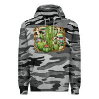 Slate Camo serape cowhide cactus Premium Hoodie - JahusDesignShop