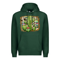 Sports Green serape cowhide cactus Premium Hoodie - JahusDesignShop
