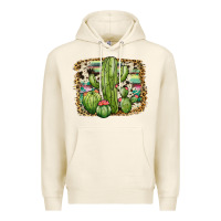 Tofu serape cowhide cactus Premium Hoodie - JahusDesignShop