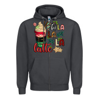 Smoke Fa la la la latte Zipper Hoodie - CowGirlArtShop