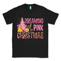 Black Dreaming Of A Pink Christmas Classic Tee - BundleAndBundleShop