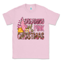 Bubblegum Pink Dreaming Of A Pink Christmas Classic Tee - BundleAndBundleShop