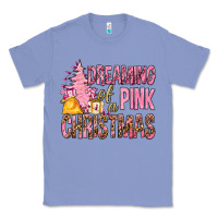 Colony Blue Dreaming Of A Pink Christmas Classic Tee - BundleAndBundleShop