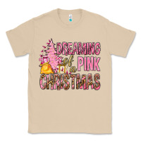 Mushroom Dreaming Of A Pink Christmas Classic Tee - BundleAndBundleShop