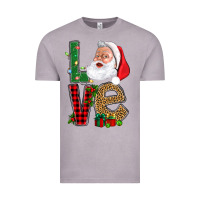 Vintage Zinc Love With Santa Portrait Vintage Tee - BundleAndBundleShop