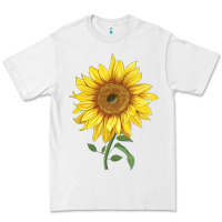 White bambino sunflower Premium Tee - LillyAllenDesigns