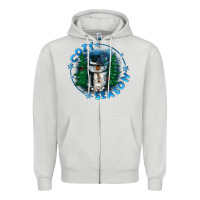 Dove Grey cozy season Zipper Hoodie - CowGirlArtShop
