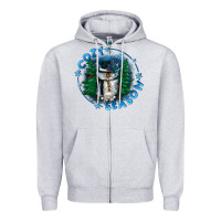Heather Grey cozy season Zipper Hoodie - CowGirlArtShop