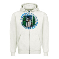 Oatmeal Heather cozy season Zipper Hoodie - CowGirlArtShop