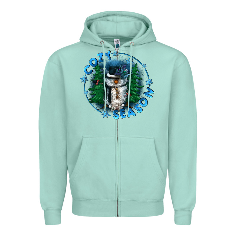 Cozy Season Zipper Hoodie by CowGirlArtShop | Teevron