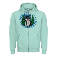 Seafoam cozy season Zipper Hoodie - CowGirlArtShop