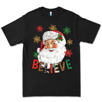 Black Believe Christmas Premium Tee - NancyCooperArtShop