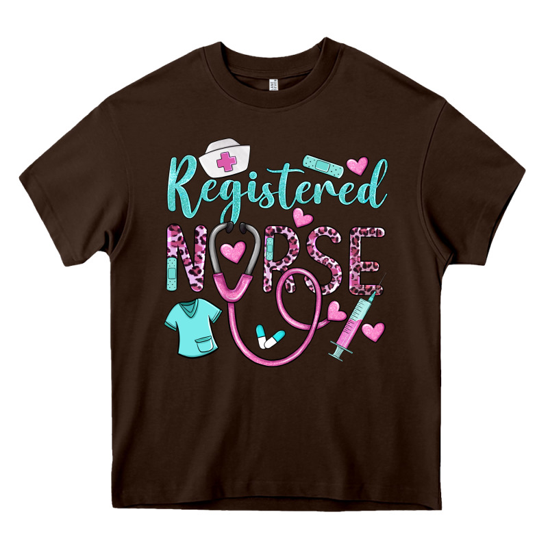 Registered Nurse Rn Heavy Core Tee by BarkalooDesign | Teevron