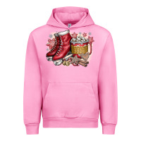 Fuchsia Pink Christmas Ice Skating Urban Hoodie - CowhideDigitalArt
