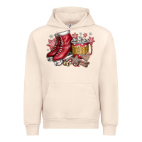 Sandshell Christmas Ice Skating Urban Hoodie - CowhideDigitalArt