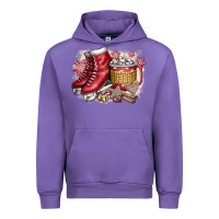 Tulip Christmas Ice Skating Urban Hoodie - CowhideDigitalArt