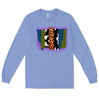 Colony Blue Purple Glitter Western Farm Life Brush Strokes Long Sleeve Tee - Bettercallsaul