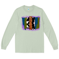 Matcha Purple Glitter Western Farm Life Brush Strokes Long Sleeve Tee - Bettercallsaul